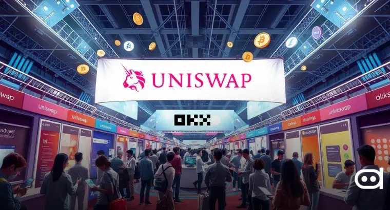 Uniswap And OKX Wallet Exhibition Event