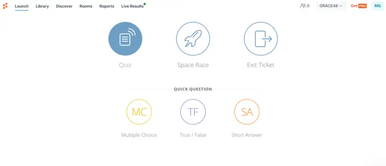 step4-under-launch-section-choose-quiz